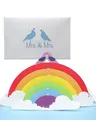 3D Hochzeitskarte „Lesbian Wedding Card - Pop Up Karte MRS. & MRS. als Einladungskarte, Geschenk, Gastgeschenk & Einladung zur lesbischen Hochzeit