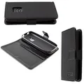 caseroxx Bookstyle Handytasche für Nokia 225 4G (2020) in schwarz – Klapphülle mit Kreditkartenfächern, Magnetverschluss, Standfunktion & Rundumschutz für Display und Gehäuse