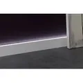 Nmc - Sockelleiste Il10 Wallstyl Noel Marquet Zierleiste Stuckleiste Für Indirekte Beleuchtung Inkl. Licht-diffusor Modernes Design Grau 2 M