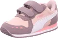 Puma Kinder-Mädchen-Sneaker-Slipper-Klettschuh Cabana Racer SL 20 V Inf Lila-Rosa-Weiß, Farbe:rot, EU Größe:22