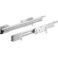 Hettich - Systema Top 2000 Schubkasten Auszugsführung Quadro Duplex 25, Rechts, Einbautiefe 730 Mm