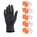 ABENA Nitrilhandschuhe M, 1000 Stück – Einmalhandschuhe Schwarz, handschuhe einweg, puderfreie & latexfreie – Einweghandschuhe in S, M, L & XL verfügbar