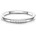 Glanzstücke München Silberring silber, aus Sterling Silber silberfarben 52