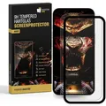 5x 9H Panzerglas für iPhone 14 matt Anti-Reflex entspiegelt mit Montagerahmen echtes Tempered Glass Panzerfolie Displayschutz Schutzglas Schutzfolie Screen-Protector