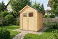 Alpholz Gerätehaus Alisha aus Fichten-Holz, Gartenhaus mit 14mm Wandstärke, Holzhaus inklusive Montagematerial, Geräteschuppen Größe: 202 x 191 cm, Satteldach