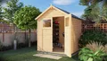 Gerätehaus Holz Sylt 2 180 x 174 cm Pavillon Gartenhaus Holzhaus Holzhütte