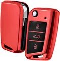 Car Key Case VW, VW Golf 7 Key Case, Key Box Cover for VW Polo, Skoda, Tiguan...
