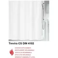 spirella Duschvorhang SECURITAS Breite 240 cm, Premium Textil-Duschvorhang, 100% Polyester, schwer entflammbar Trevira© CS DIN 4102 Brandschutznorm B1, Made in Europe, wasserabweisend, Anti-Schimmel-Effekt, waschbar 40°, Farbe weiß, Größe 240 x 180 cm weiß 240 cm x 180 cm