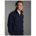 Trigema Sweatjacke TRIGEMA Raglanjacke aus Sweat-Qualität (1-tlg) blau XXXL (62/64)