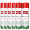 6x 400ml Ballistol Klever Universalöl Spray Kriechöl Pflege-Öl Fahrrad Allzweck