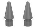 DEQSTER Aktive Stylusspitze - extra feine Spitze - Grau (Packung mit 2)
