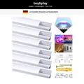 LED Alu Profil V-Form 6x1m für LED Streifen mit milchiger Abdeckung