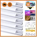 LED Profil V Form 6x1m Alu Aluprofil milchweiss Diffusor Eckprofil Streifen Set