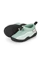 Sterntaler Badeschuhe Stripes – Jungen Baby Aquaschuhe knöchelhoch mit Kordelstopper – Griffige Sohle – Funktionsmaterial mit Streifenprint – Kinder Wasserschuhe - Bademode - Farbe mattgrün, Größe 24