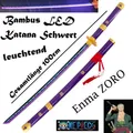 NEU Enma Zoro Bambus LED Katana Lichtschwert 100cm für Cosplay Anime Manga Fans