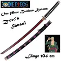 NEU One Piece Zoro Shusui Bambus Katana Schwert 104cm für Cosplay Anime Manga