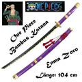 NEU One Piece Enma Zoro Samurai Bambus Katana 104cm für Cosplay Anime Manga Fans