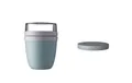 Mepal Lunchbox Lunchpot Switch Ellipse, praktischer Müslibecher, Nordic Green, Polypropylen (PP), PCTG, tiefkühl-, mikrowellen- & spülmaschinengeeignet