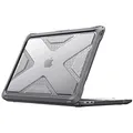 Fintie Hülle Kompatibel mit MacBook Pro 13 Zoll M2/M1 (2022-2016) A2338/A2289/A2251/A2159/A1989/A1706/A1708, Ganzkörper-Rugged TPU Stoßstange Schutzhülle Kompatibel mit MacBook Pro 13, Grau