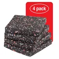LouMaxx Antirutschmatte Waschmaschine 4er Set 10cm x 10cm x 1,5cm