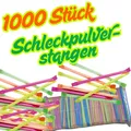 1000 Schleckpulver Stangen Brausepulver Neon Großpackung