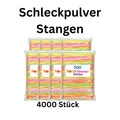 4000x Schleckpulver Stangen Neon Bunt Wurfmaterial Mega Mix