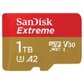 SanDisk Extreme microSDXC UHS-I, C10, U3, V30, A2 + SD Adapter 1 TB 190 MB/s