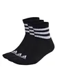 adidas 3 Paar C Sportswear MID 3p Mid Cut Socken Unisex, Farbe:Black, Socken & Strümpfe:43-45