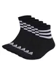 adidas 6 Paar C Sportswear MID 6p Mid Cut Socken Unisex Sportsocken, Farbe:Black, Socken & Strümpfe:43-45