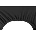 DecoKing Spannbettlaken Spannbettlaken 100% Baumwolle Schlafzimmer Bettlacken Betttuch schwarz 140-160 cm x 200 cm