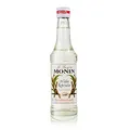 Monin Sirup Weißer Rohrzucker (1 x 0,25 l) – Zuckersirup für Cocktails, Kaffee & Tee – Neutral zum Süßen von Mojito, Daiquiri, Limonade & Getränken