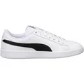 Puma Smash v2 Leder - weiß