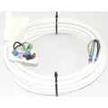 SET Herdanschlusskabel H05VV-F 5G2,5 inkl Herdanschlussdose AP/UP 1,5-12m, Leitungslänge:3m - Weiß