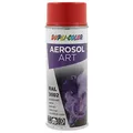 DUPLI-COLOR AEROSOL ART RAL 3002 karminrot seidenmatt 400 ml, Spraylack für vielseitigen Einsatz, schnelltrocknend, hohe Deckkraft, für Innen- und Außenbereiche geeignet