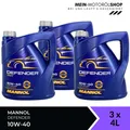 Mannol 7507 Defender 10W-40 VW Renault Peugeot Mercedes MB 3x4 Liter = 12 Liter
