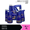 Mannol 7507 Defender 10W-40 VW Renault Peugeot Mercedes MB 4+4 Liter = 8 Liter