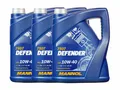 3x4 Liter 10W-40 Motoröl MANNOL DEFENDER VW 501 01 505 MB 229.1 A3 B3 API SL
