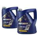 Motoröl 10W-40 Mannol Defender 2x4 Liter