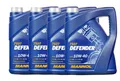 4x4 Liter 10W-40 Motoröl MANNOL DEFENDER VW 501 01 505 MB 229.1 A3 B3 API SL
