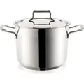 ORION Kochtopf Stahltopf mit Deckel 18/10 PREMIUM Induktion 18,2l - Silber