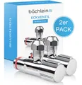Bächlein Eckventil 2er-Set mit Schraub- oder Schnellverschluss - selbstdichtend, (2-er Set), Für Heiß- und Kaltwasser geeignet