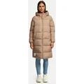 Marikoo Winterjacke Nomadiaa Lange Damen Winterjacke grau 3XL