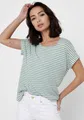 ONLY Kurzarmshirt ONLMOSTER STRIPE S/S O-NECK TOP JRS NOOS gestreift, lässig geschnitten, Jersey, Rundhals, Viskosemischung