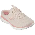 Skechers SUMMITS SWIFT STEP Sabot Sommerschuh, Schlappen, Schlupfschuh in veganer Verarbeitung beige 42 EU