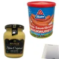 Metten Dicke Sauerländer Bockwurst 1x400g Dose Maille Dijon Senf 215g Glas usy