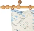 SN DECO GROUP Gardinenstange Filigrano, 1-läufig, Fixmaß, mit Bohren, verschraubt, Holzwerkstoff, 28 mm, Holz, verschiedene Längen und Farben, Komplettset