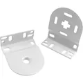 Reparatur-Set Rollo 30 mm Weiß Rollobeschläge Halterungen Metall Fensterjalou...