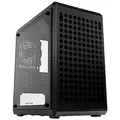 Cooler Master MasterBox Q300L V2 – mATX-Mini-Tower-Gehäuse, 1 x 120 mm vorinstallierter hinterer Lüfter, gehärtete Glasscheibe, sauberes Routing, mehrere Kühloptionen und USB 3.2 Gen 2x2 Typ-C 20 GB/s