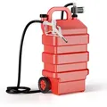 Mobile Tankanlage 60 L Mit 12 V Pumpe, Kraftstoffbehälter Für Diesel Und Benzin, Tragbarer Kraftstoff Kanister Für Flexibles Tanken - Wiltec