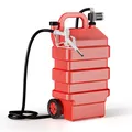Wiltec 60l mobile Tankanlage 12V Pumpe Kraftstoffbehälter Diesel Benzin Kanister